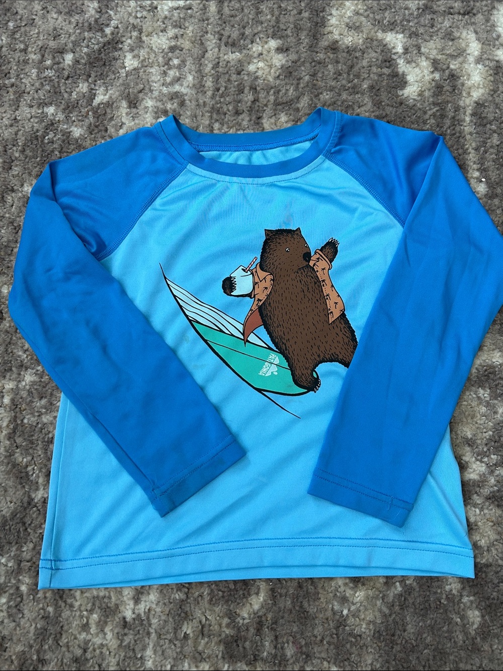 Patagonia Kids Long-Sleeve Capilene Shirt - Wombat Surfing 🏄♂️